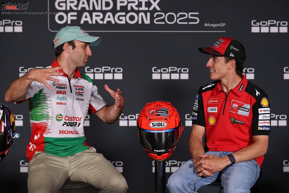 Johann Zarco () und Marc Marquez (Ducati) 