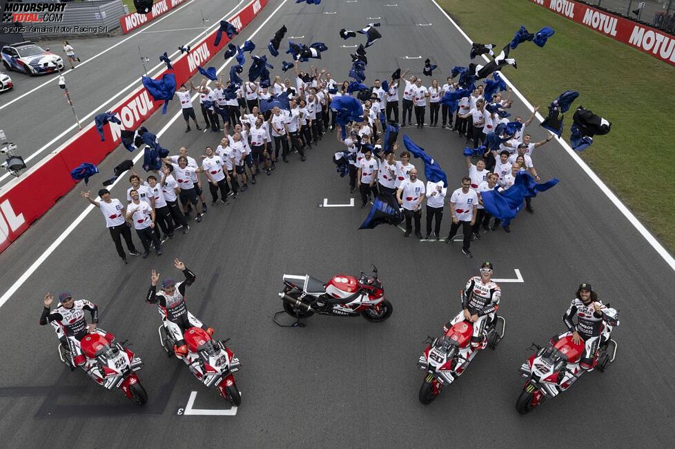 Das Yamaha-Team in Assen
