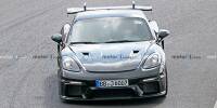 Fotostrecke: Porsche 718 Cayman GT4 RS Erlkönigbilder