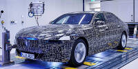 Fotostrecke: BMW i7 (2022): Neue Teaserbilder aus dem Akustik-Testlabor