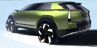 Fotostrecke: Skoda Vision 7S Concept (2022): Studie eines markanten Crossovers
