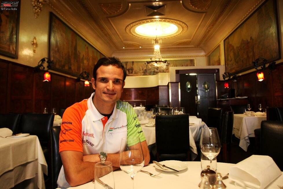 Vitantonio Liuzzi nutzte ein paar freie Stunden, um im Restaurant von Guy Grossi gut zu essen. Der Force-India-Pilot ließ es sich anschließend auch nicht nehmen, dem berühmten Koch in dessen Küche persönlich zu danken. Man gönnt sich ja sonst nichts!