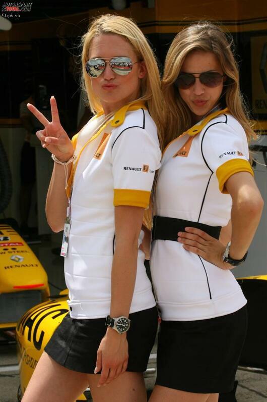 Aber auch das Renault-Team muss sich mit seinem optischen Aufputz nicht verstecken.