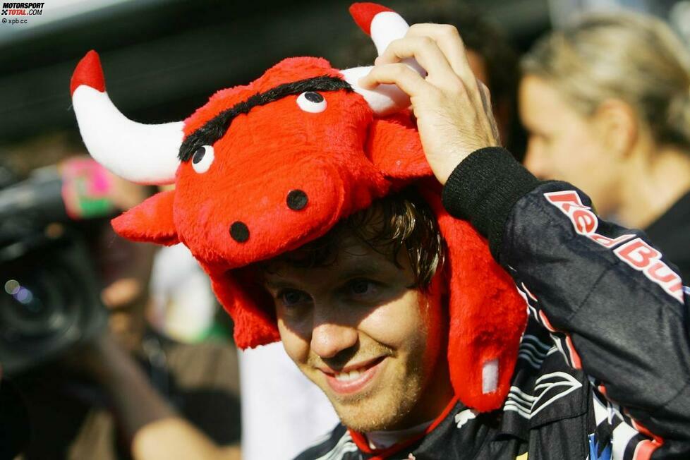 Sieger Sebastian Vettel feierte als kleiner 