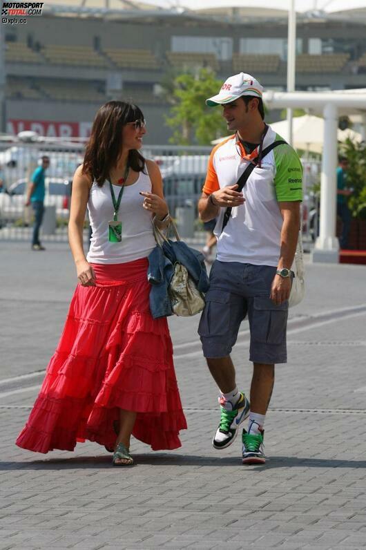 Sollte Tonio Liuzzi sein Force-India-Cockpit wirklich an DTM-Hoffnung Paul di Resta verlieren, würde ihn seine Freundin Francesca Caldarell sicher darüber hinwegtrösten.