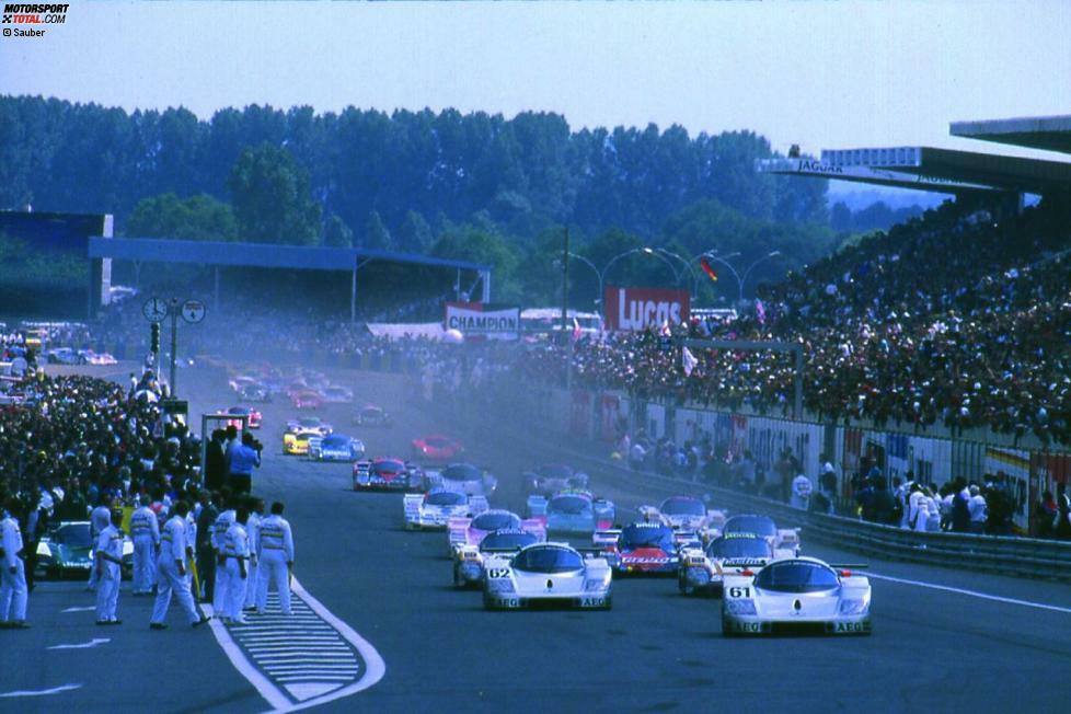 Start in Le Mans 1989.