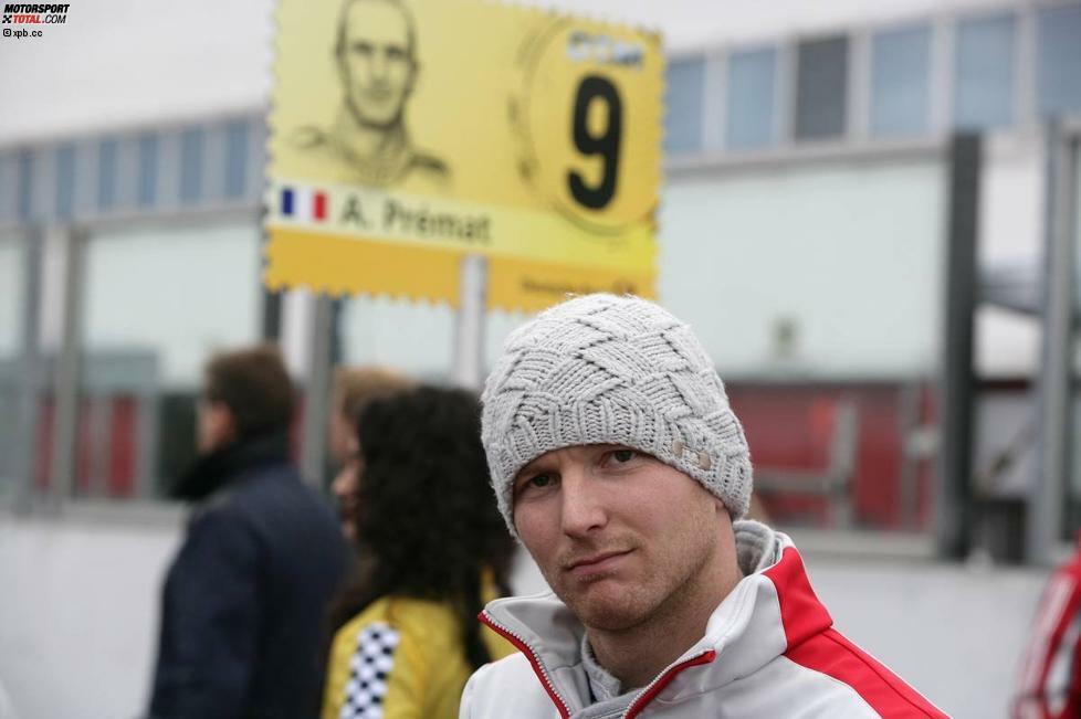 Alexandre Prémat kurz vor dem Rennstart auf dem Grid.
