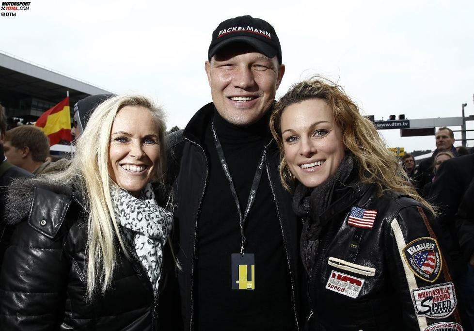 Boxer Axel Schulz mit seiner Freundin Patricia Klicken und Christina Surer