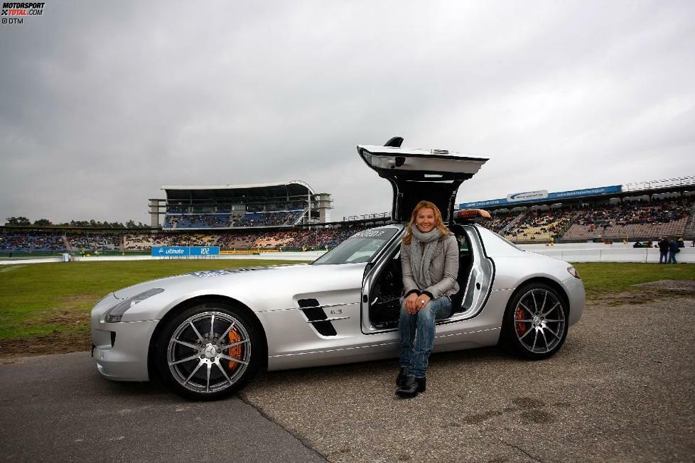 Franziska van Almsick ist inzwischen Stammgast bei Mercedes...