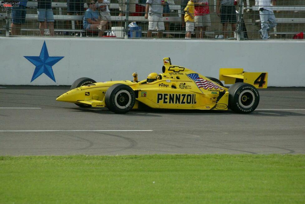 Sam Hornish Jr. hielt Castroneves beim Chevy 500 auf dem Texas Motor Speedway hinter sich und holte für die Startnummer vier den Titel