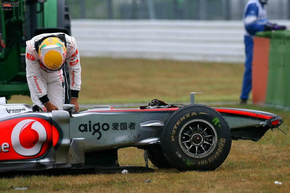 Lewis Hamiltons Trainingscrash beim Grand Prix von Deutschland war der Anfang einer vermehrten Fehlerhäufigkeit beim McLaren-Piloten. 