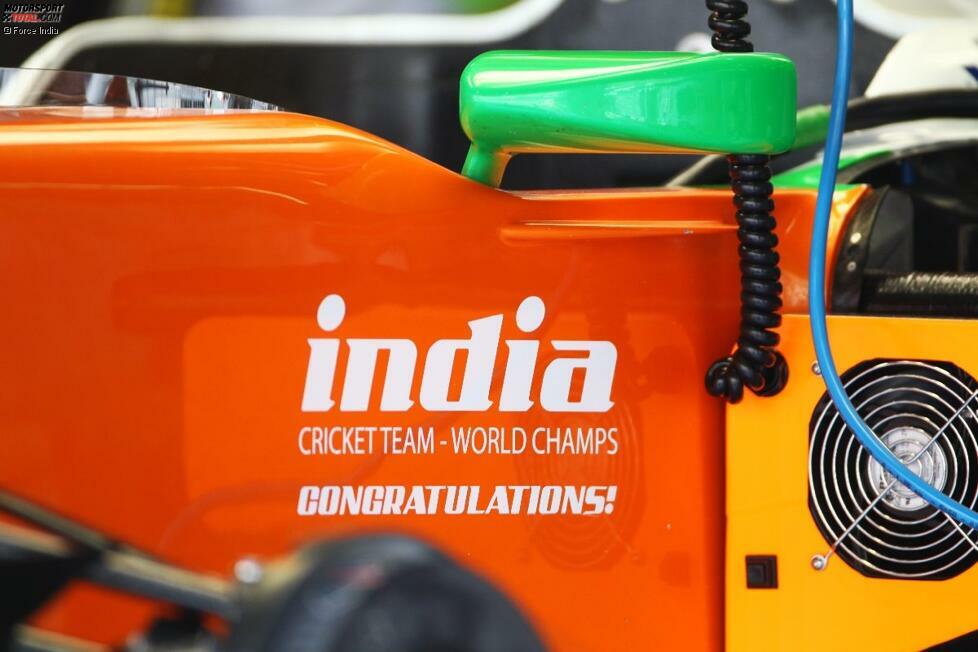 Indien ist Cricket-Weltmeister - und Force India gratuliert. Vijay Mallyas Jungs sind momentan meilenweit davon entfernt, wie erhofft beim ersten Indien-Grand-Prix in diesem Jahr (30. Oktober) auf dem Podium zu stehen. An einen WM-Titel wagen die Mannen aus Silverstone nicht einmal zu denken...
