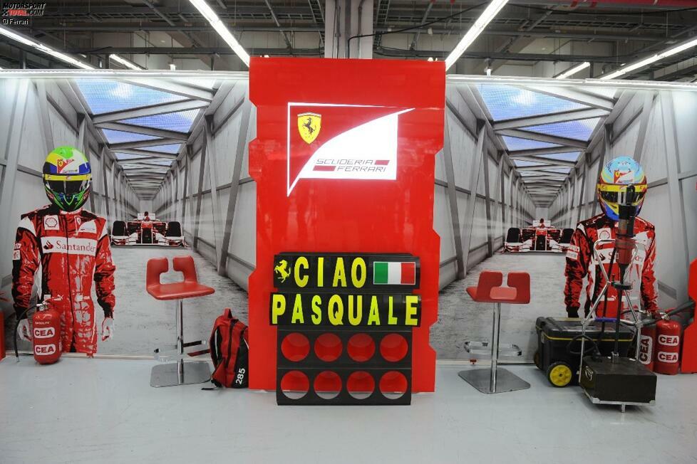 Ferrari trauert um Pasquale Danza, den Leiter der Logistikabteilung in Maranello, der zwischen Japan und Südkorea verstorben ist.