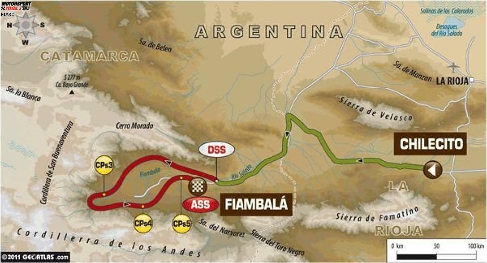 05. Januar: Chilecito - Fiambala
416 Gesamtkilometer, 265 Kilometer Wertungsprüfung
Die argentinische Stadt ist ein Fixpunkt der 