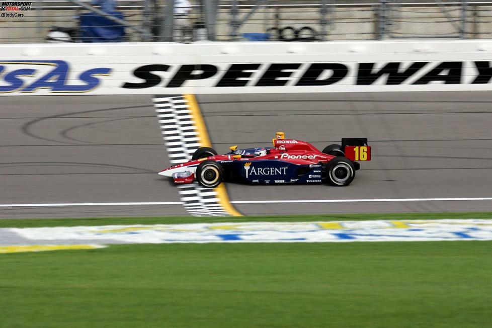 Kansas 2005: Danica Patrick holt ihre erste IndyCar-Pole.