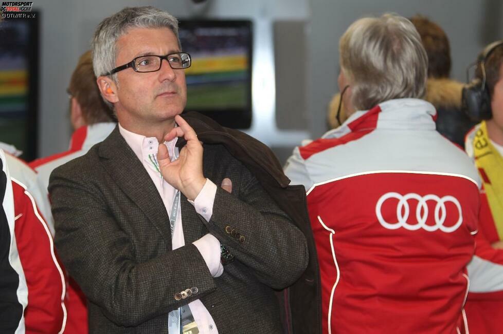 Auch Audi-Vorstandschef Rupert Stadler hatte an der DTM-Saison 2011 seine Freude.