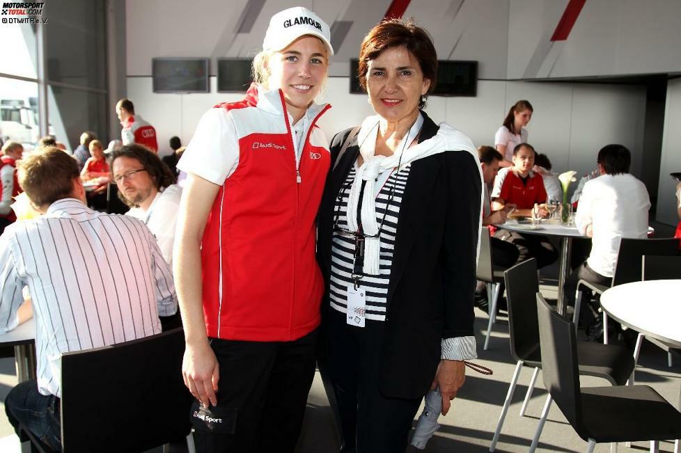 Ohnehin standen viele Frauen im Hockenheim-Fokus. Ex-Rallyestar Michele Mouton (heutzutage FIA-Offizielle) stattete der Audi-Pilotin Rahel Frey einen Besuch ab.