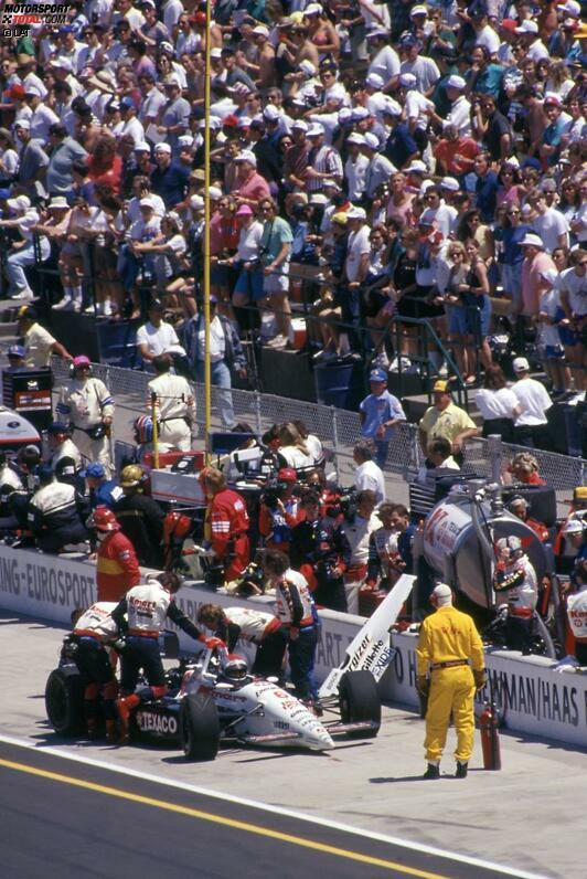 Newman/Haas-Teamkollege Mario Andretti geht in seiner letzten IndyCar-Saison, der 