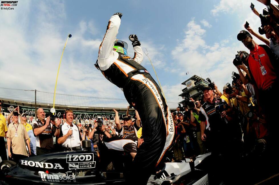 Es ist Mai und das Indy 500 steht an: Alex Tagliani schlägt den Favoriten ein Schnippchen und holt sich die prestigeträchtige Indy-Pole