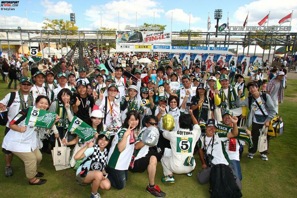 Der letzte Motegi-Auftritt: Die japanischen Fans nehmen Abschied von Takuma Sato, während Scott Dixon gewinnt