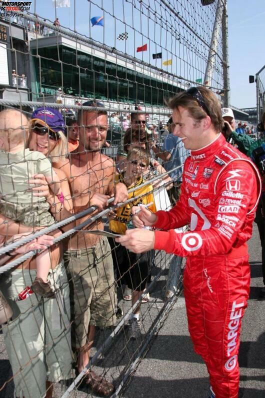 Dan Wheldon war einer der großen Publikumslieblinge der IndyCar-Serie