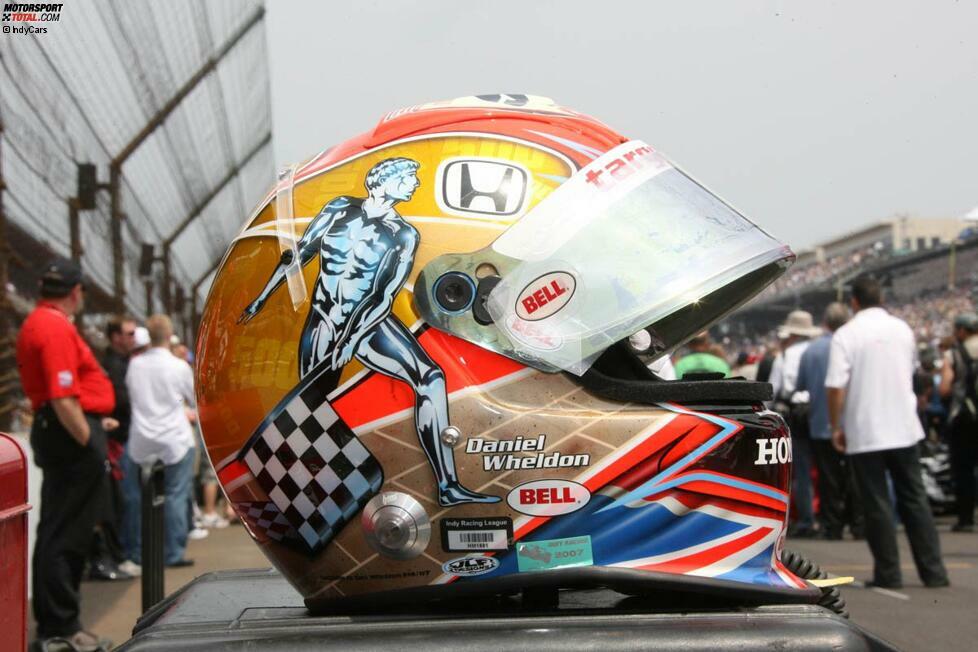 Der Helm von Dan Wheldon