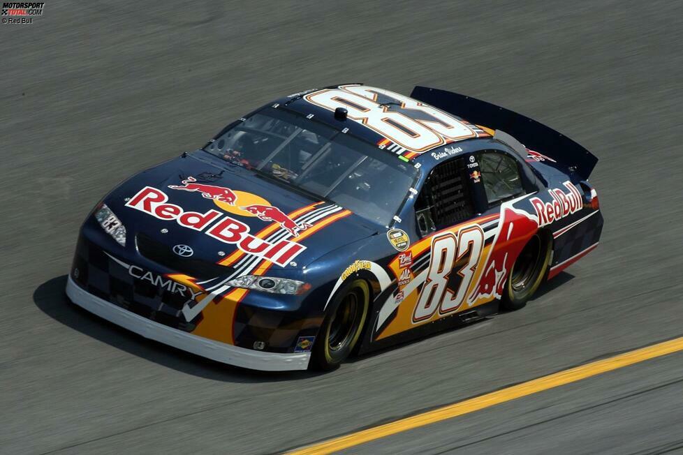 2007: Brian Vickers qualifiziert seinen Red-Bull-Toyota ohne Probleme für das Daytona 500