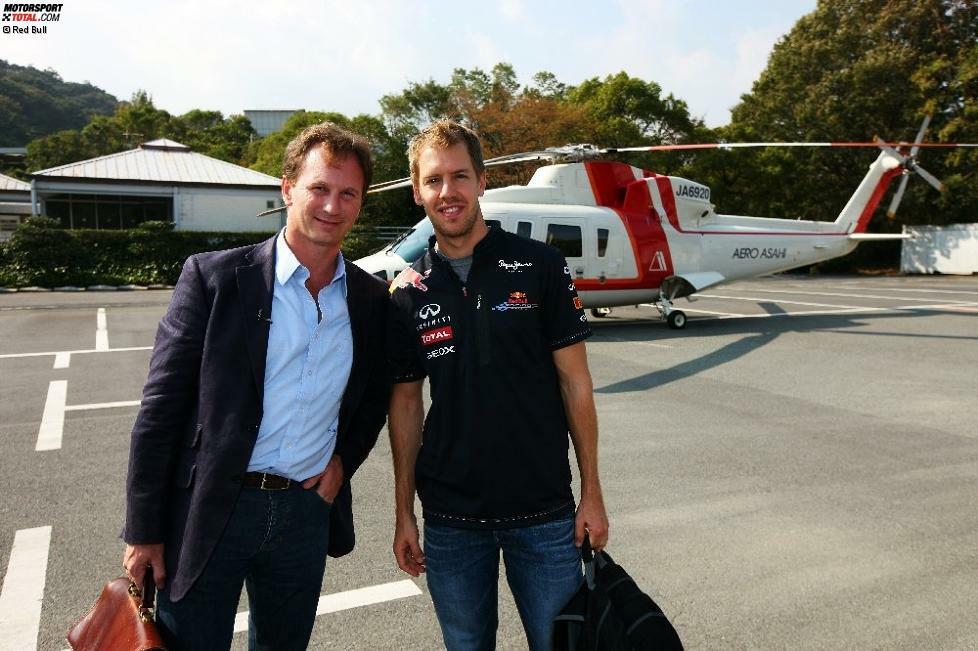 C wie Christian Horner, als Teamchef bei Red Bull Vettels Vorgesetzter