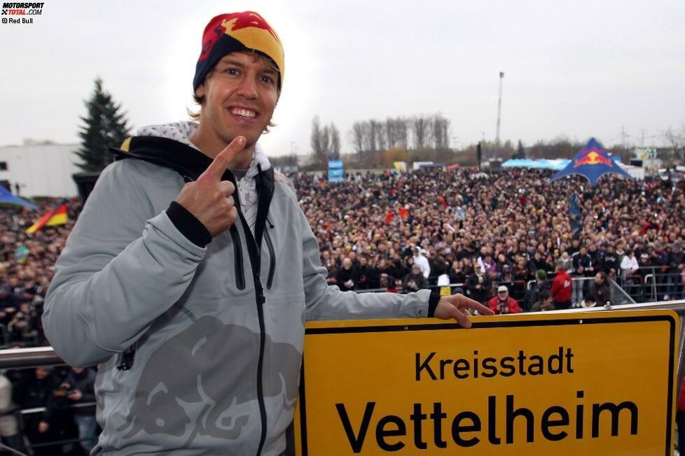 D wie Deutschland, Vettels Heimat, in der er aber bislang noch kein Formel-1-Rennen gewonnen hat