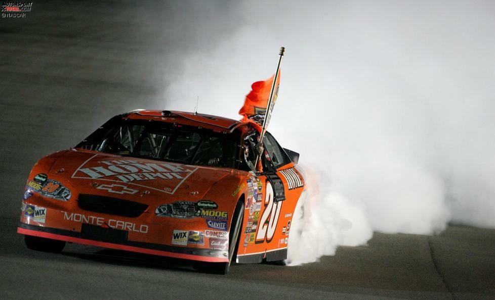 2005: Der zweite NASCAR-Titel wird ohne großen Druck in Homestead klargemacht.