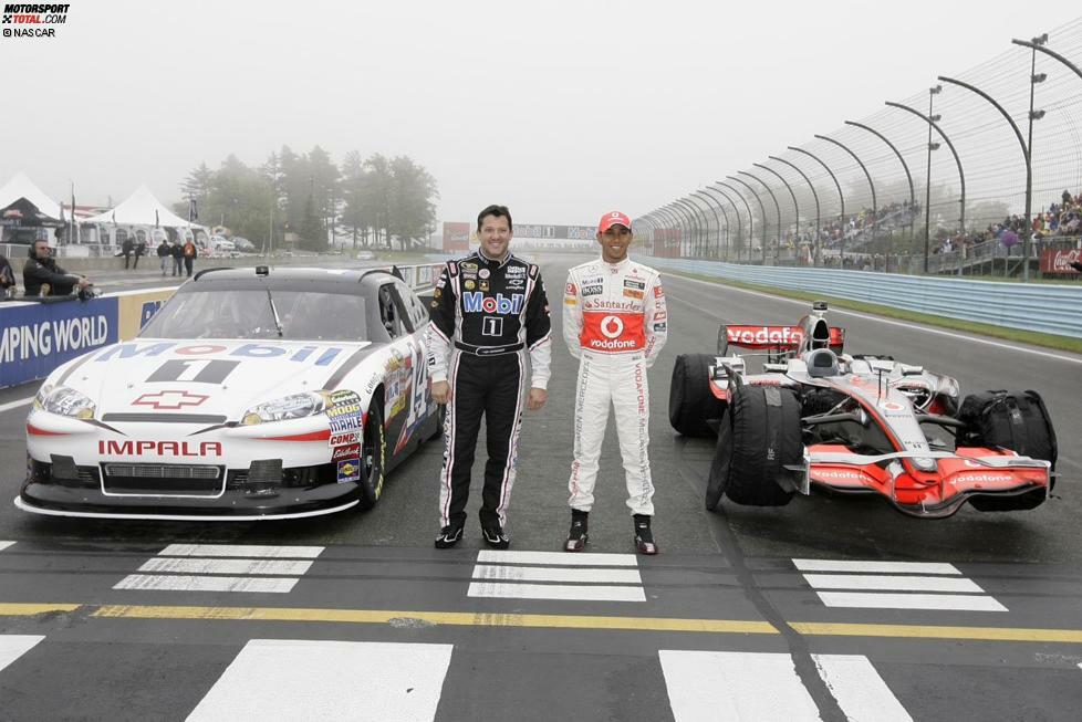 Dazwischen noch der legendäre Autotausch mit Formel-1-Pilot Lewis Hamilton in Watkins Glen.