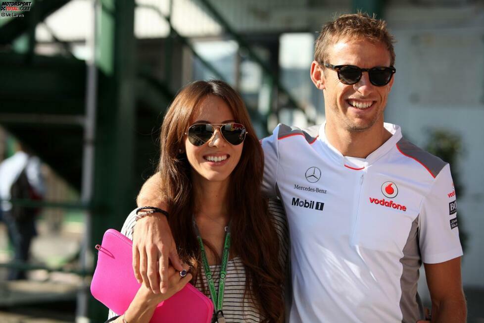Jessica Michibata und Jenson Button sind schon seit dreieinhalb Jahren ein Paar, hatten sich aber zwischenzeitlich kurz getrennt.