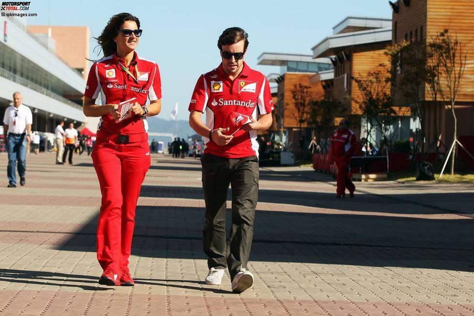 Ferrari hat Roberta Vallorosi abgestellt, um Fernando Alonso jeden Wunsch von den Augen abzulesen. Ihr Chef Luca Colajanni gilt als bestverdienender Pressesprecher im Formel-1-Paddock.