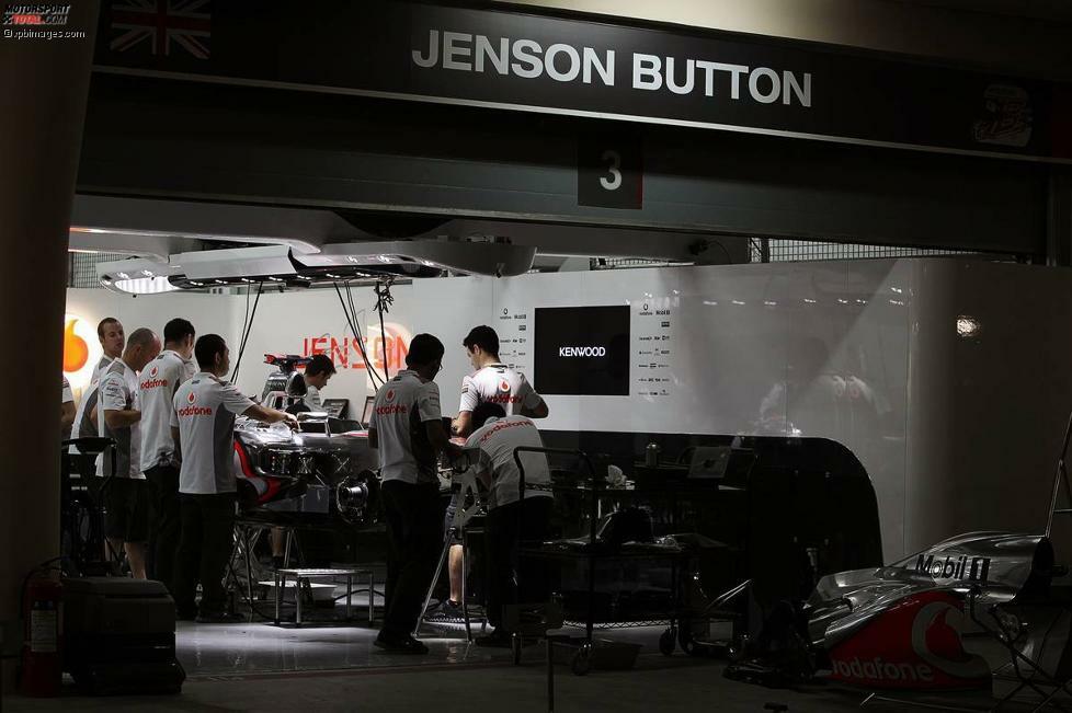 ... oder auch bei McLaren. Teilweise sogar bis tief in die Nacht hinein.