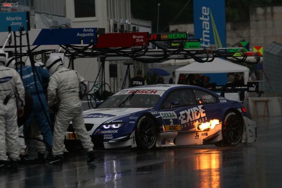 On Fire: Joey Hand legte am Norisring einen feurigen Auftritt hin - und auch bei den Journalisten war der unterhaltsame Kalifornier ein Dauerbrenner.