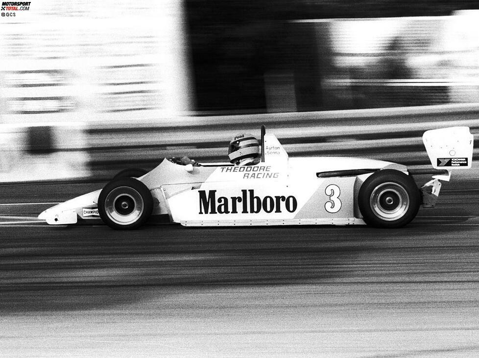 1983, als Ayrton Senna die erste Ausgabe des Formel-3-Rennens für sich entschied, war es jedenfalls noch trocken. Dieses und das vorherige Foto zeigen, wie sehr sich die Fahrzeuge seither verändert oder eben nicht verändert haben.