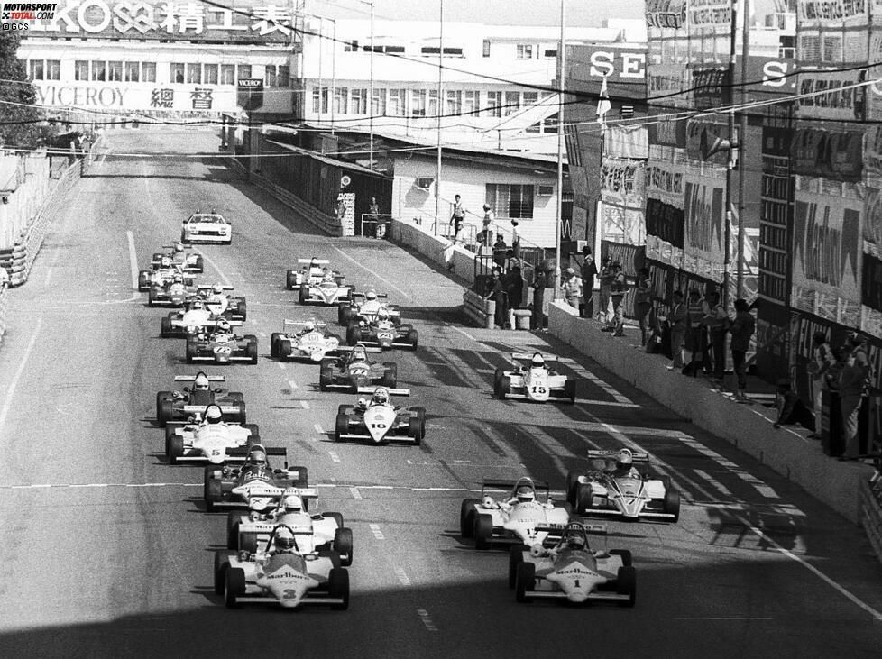 Der erste Macao-Grand-Prix für Formel-3-Autos: Die damals bereits etablierte Rennveranstaltung auf dem 6,117 Kilometer langen Guia Circuit startet 1983 neu durch. Statt den Fahrzeugen der Formel Pazifik gehen nun Formel-3-Rennwagen auf die Strecke.