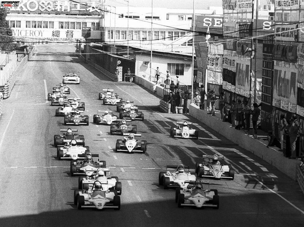 Der erste Macao-Grand-Prix für Formel-3-Autos: Die damals bereits etablierte Rennveranstaltung auf dem 6,117 Kilometer langen Guia Circuit startet 1983 neu durch. Statt den Fahrzeugen der Formel Pazifik gehen nun Formel-3-Rennwagen auf die Strecke.