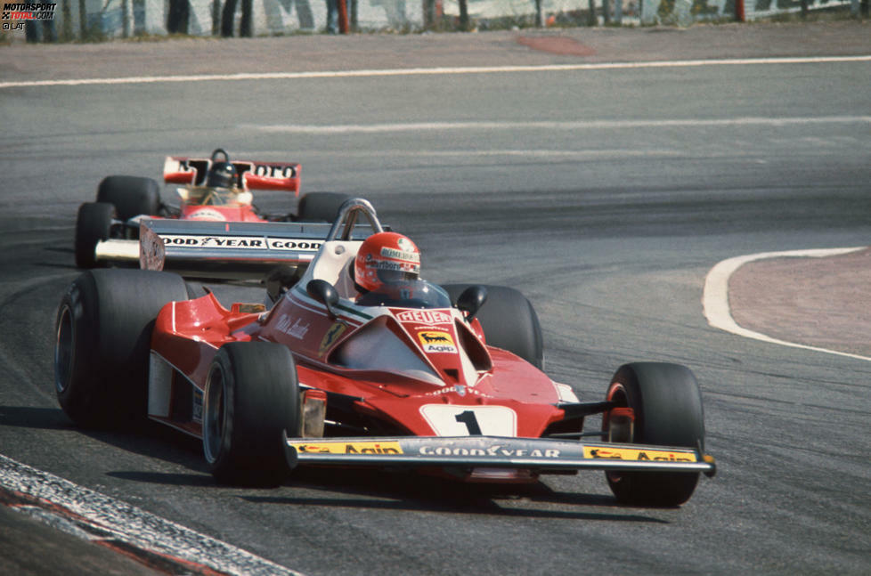 2. Niki Lauda (15 Siege, 2 WM-Titel): 1975 und 1977 wird der Österreicher auf Ferrari Champion - und ohne Feuerunfall auf dem Nürburgring sowie dem denkwürdigen Regenfinale in Fuji hätte er wohl auch 1976 gegen James Hunt die Oberhand behalten. Anfang der 1990er-Jahre, zu Zeiten der Ferrari-Krise, arbeitet Lauda außerdem als Berater für die Scuderia.