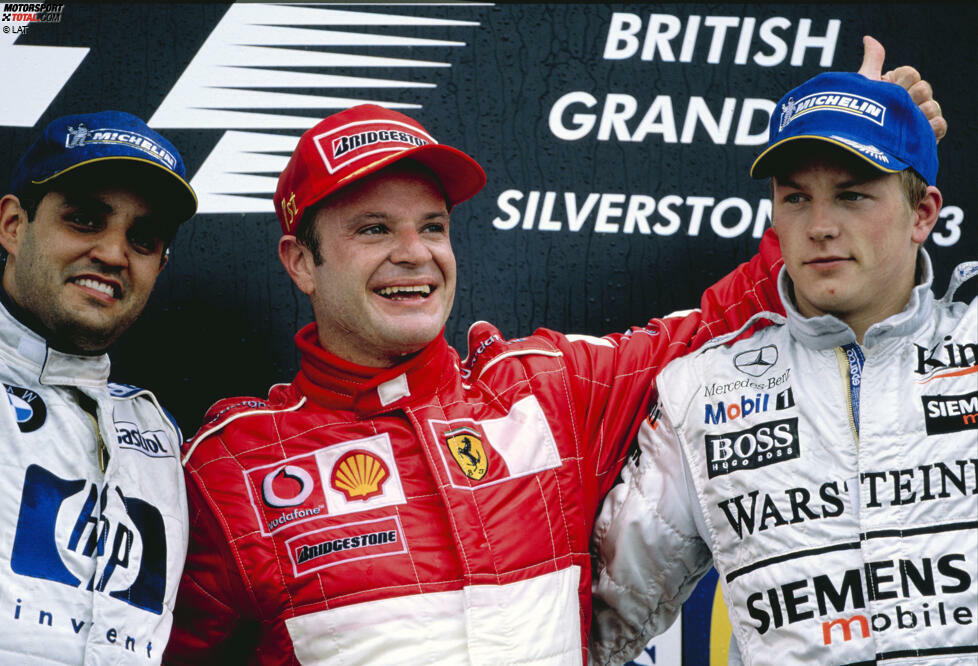 8. Rubens Barrichello (9 Siege, 0 WM-Titel): Nicht durch seine grandiosen Siege wie etwa in Hockenheim 2000 oder in Silverstone 2003, sondern durch den Funkspruch 