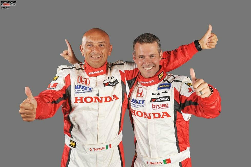 Am 18. Juli 2012 stellt Honda seine Piloten für das neue WTCC-Werksteam vor. Es handelt sich um die beiden langjährigen SEAT-Markenkollegen Gabriele Tarquini (Italien) und Tiago Monteiro (Portugal). Während Tarquini, der Tourenwagen-Weltmeister von 2009, den Löwenanteil der Testarbeit bestreiten soll, ist es Monteiro vorbehalten, die ersten Renneinsätze mit dem Honda Civic zu bestreiten.