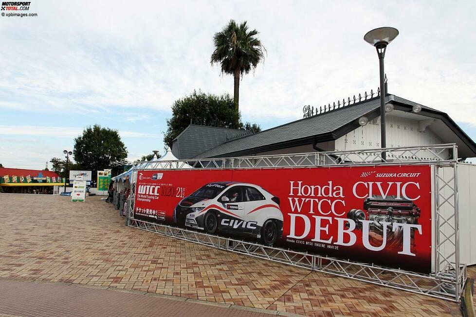 Vom 5. bis 7. Oktober 2012 gastiert die Formel 1 in Suzuka. Und der Honda-Konzern, dem der berühmteste Rennkurs Asiens gehört, rührt kräftig die Werbetrommeln für das Debüt in der WTCC. Es kommt zur rechten Zeit: Suzuka feiert 2012 das 50-jährige Bestehen, der Honda Civic seinen 40. Geburtstag.