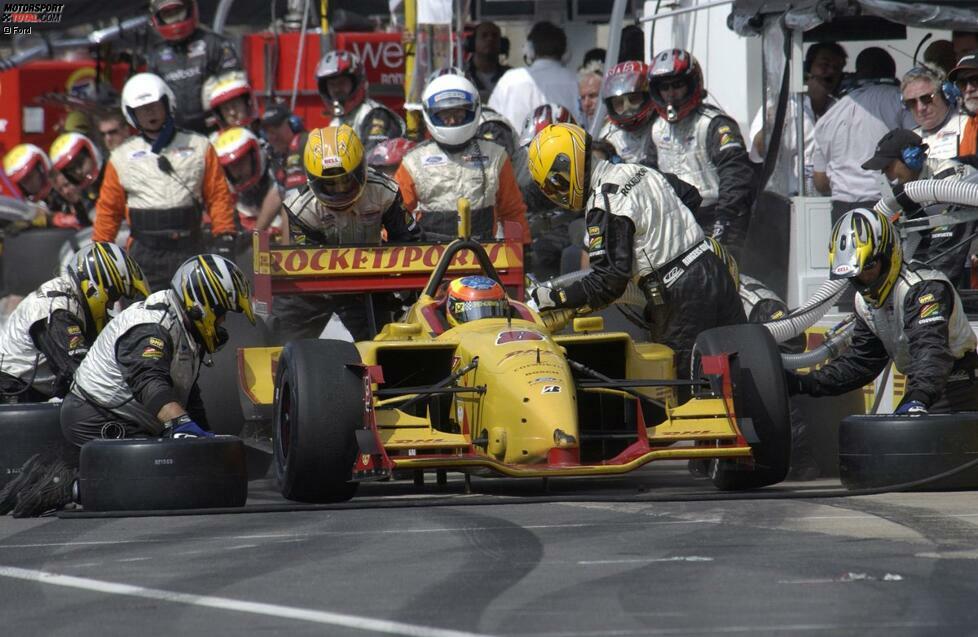 Timo Glock fuhr 2005 eine komplette ChampCar-Saison mit DHL-Sponsoring
