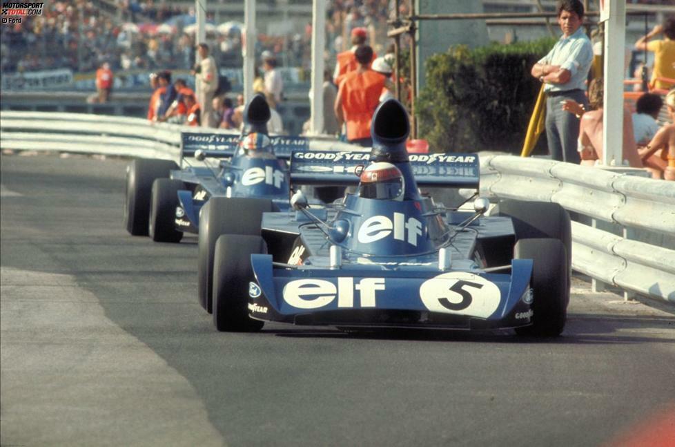 Stewart gewinnt auch den Grand Prix von Monaco und sichert sich 1973 seinen dritten und letzten WM-Titel. Nach dem Tod seines Teamkollegen und Freundes Francois Cevert beendet Stewart nach 99 Grands Prix seine aktive Karriere.