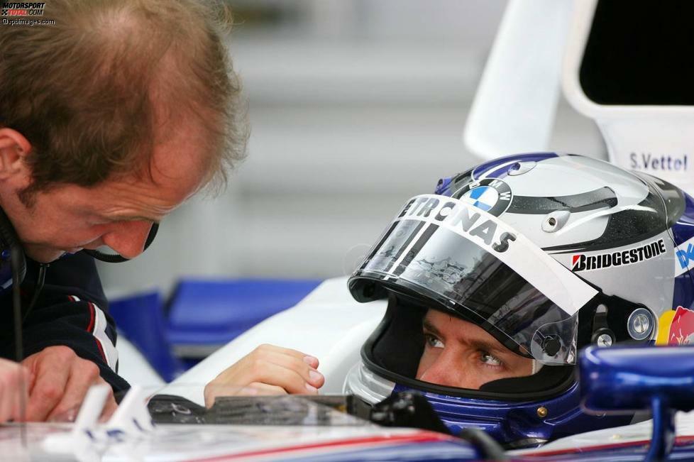 Mit Team-Physiotherapeut Josef Leberer, der schon den großen Ayrton Senna betreut hat.