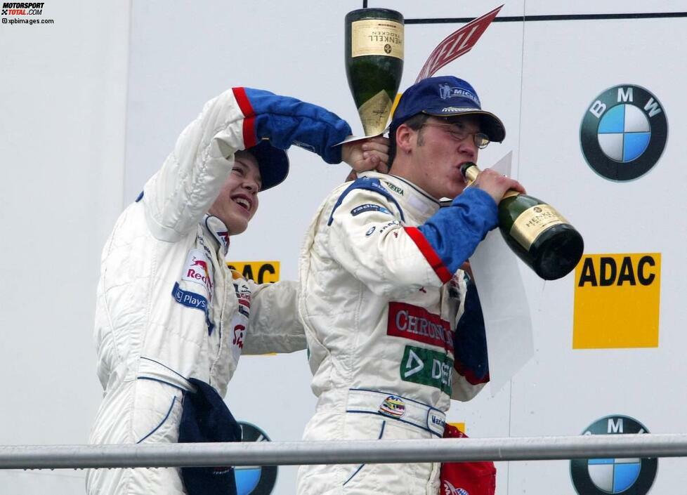 2003 gibt es einen, der noch besser ist als Vettel und die Formel BMW gewinnt: Maxi Götz, inzwischen von der internationalen Formelsport-Bildfläche verschwunden.