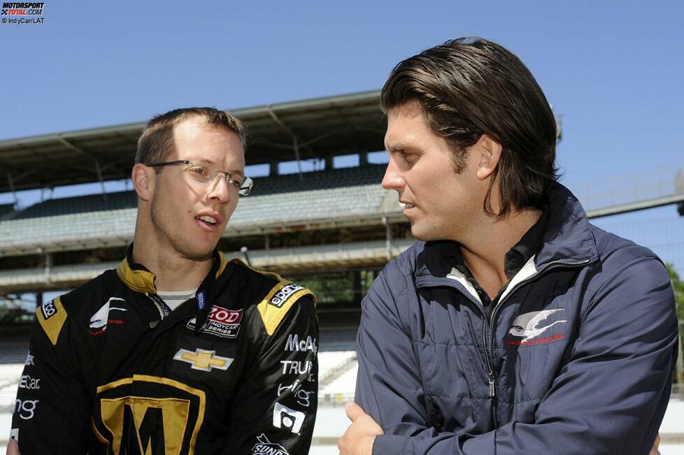 Sebastien Bourdais und sein Teamchef Jay Penske: Dragon war eines der Teams, die vor dem Indy 500 das Lotus-Lager Hals über Kopf verlassen - die Politik hat die IndyCars wieder
