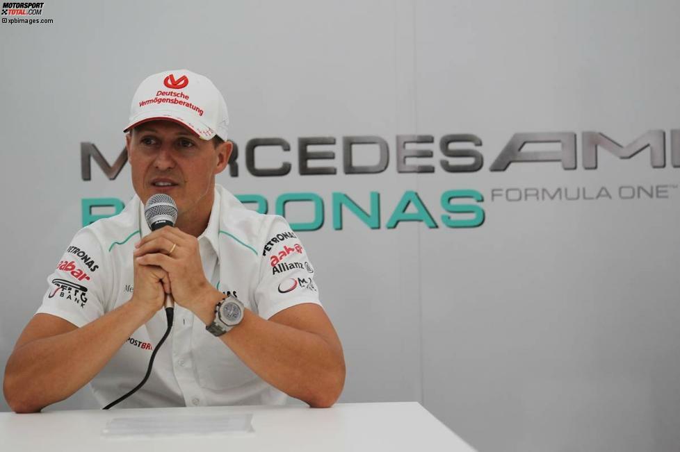 Rücktritt, die II. Am 4. Oktober 2012 verkündet Michael Schumacher in Suzuka, dass er das Kapitel Formel 1 am Saisonende endgültig zu den Akten legt.