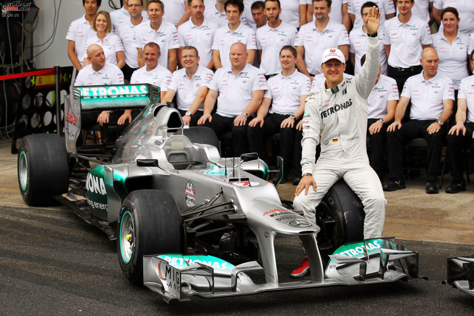 Letzter Halt Interlagos: Nach 307 Rennen, 91 Siegen und sieben Weltmeistertiteln tritt Michael Schumacher von der Formel-1-Bühne ab.