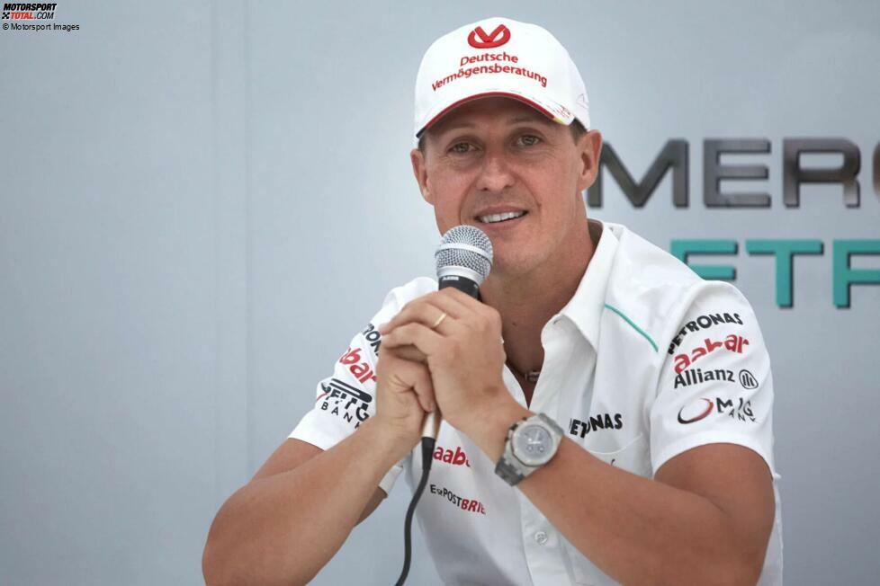 Rücktritt, die II. Am 4. Oktober 2012 verkündet Michael Schumacher in Suzuka, dass er das Kapitel Formel 1 am Saisonende endgültig zu den Akten legt.